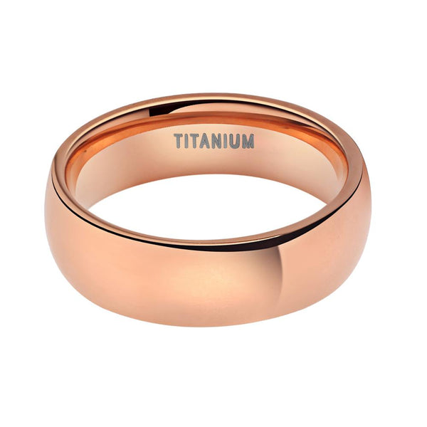 Personalized rose gold promise rings