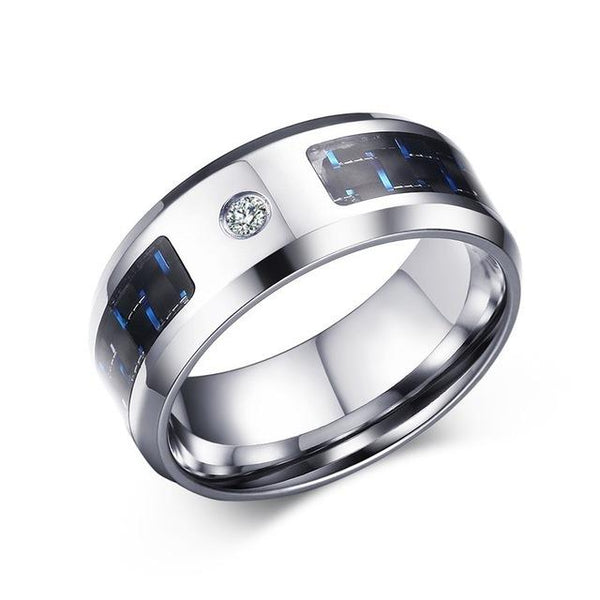 Mens promise rings - silver custom rings for him