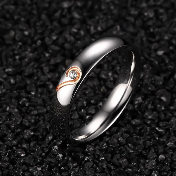 Wedding Rings Gold Couple 585 | Wedding Rose Gold Ring Couple - 585 Rose  Gold Color - Aliexpress