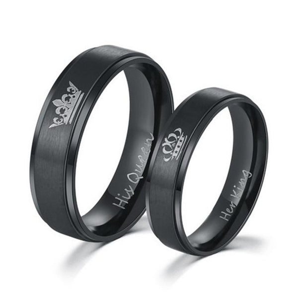 Urbana His Queen Her King Couple Rings Set -1004601