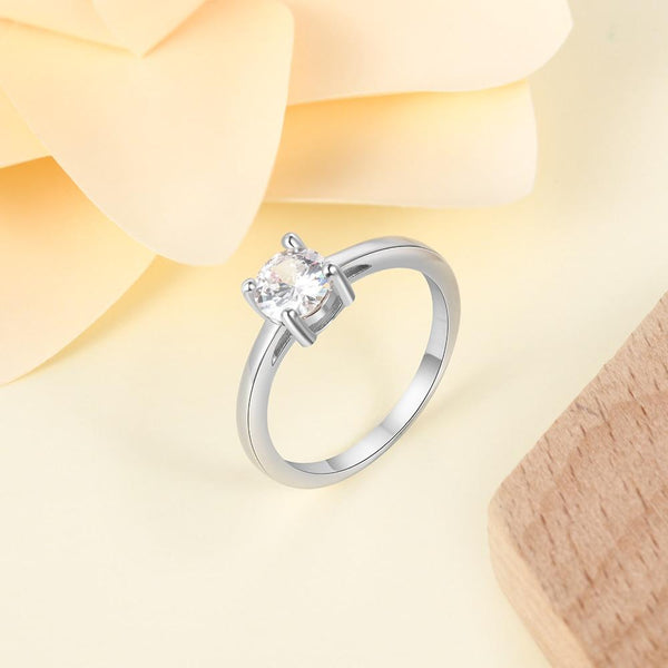 Promise ring for her - sterling silver womens ring