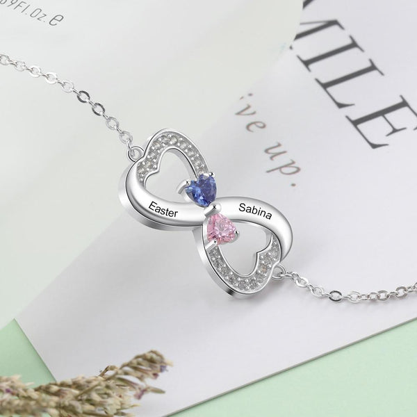 infinity sterling silver bracelet gift for women