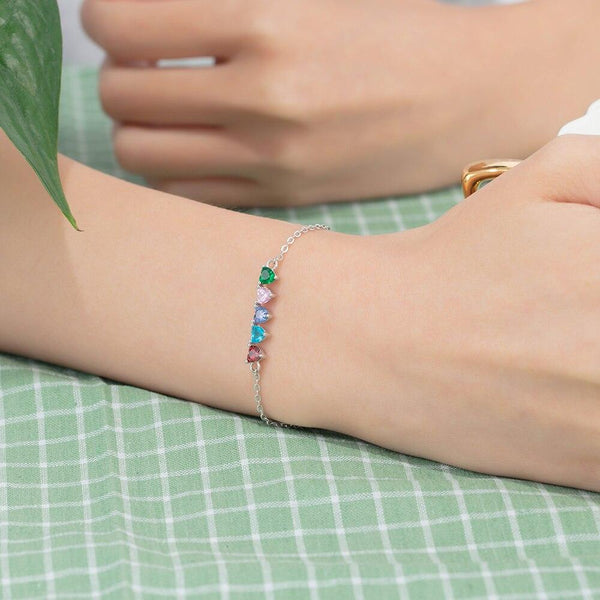 Personalized birthstones bracelet