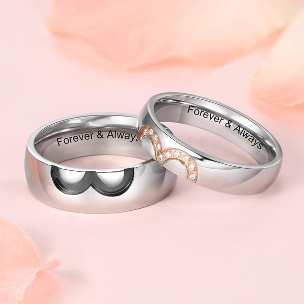 Personalized infinity matching couple rings