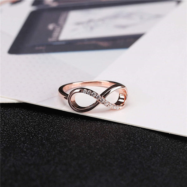 Infinity Womens Rings With Cubic Zirconias