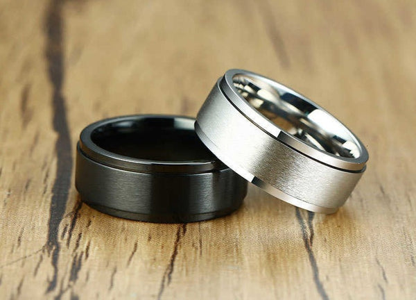 8mm Spinner Fidget Rings