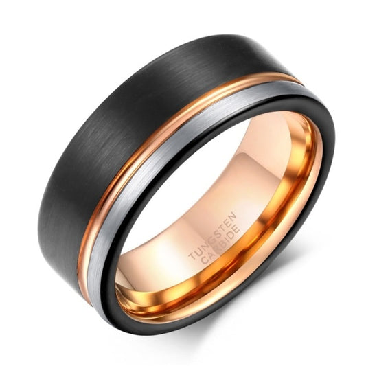 HUARJO 4mm 6mm 8mm 18K Gold Tungsten Carbide Rings for Women Men Domed  Polished Steel/Gold/Rose Gold Wedding Band Comfort Fit Size 5-13, 5, Metal,  No Gemstone : : Clothing, Shoes & Accessories