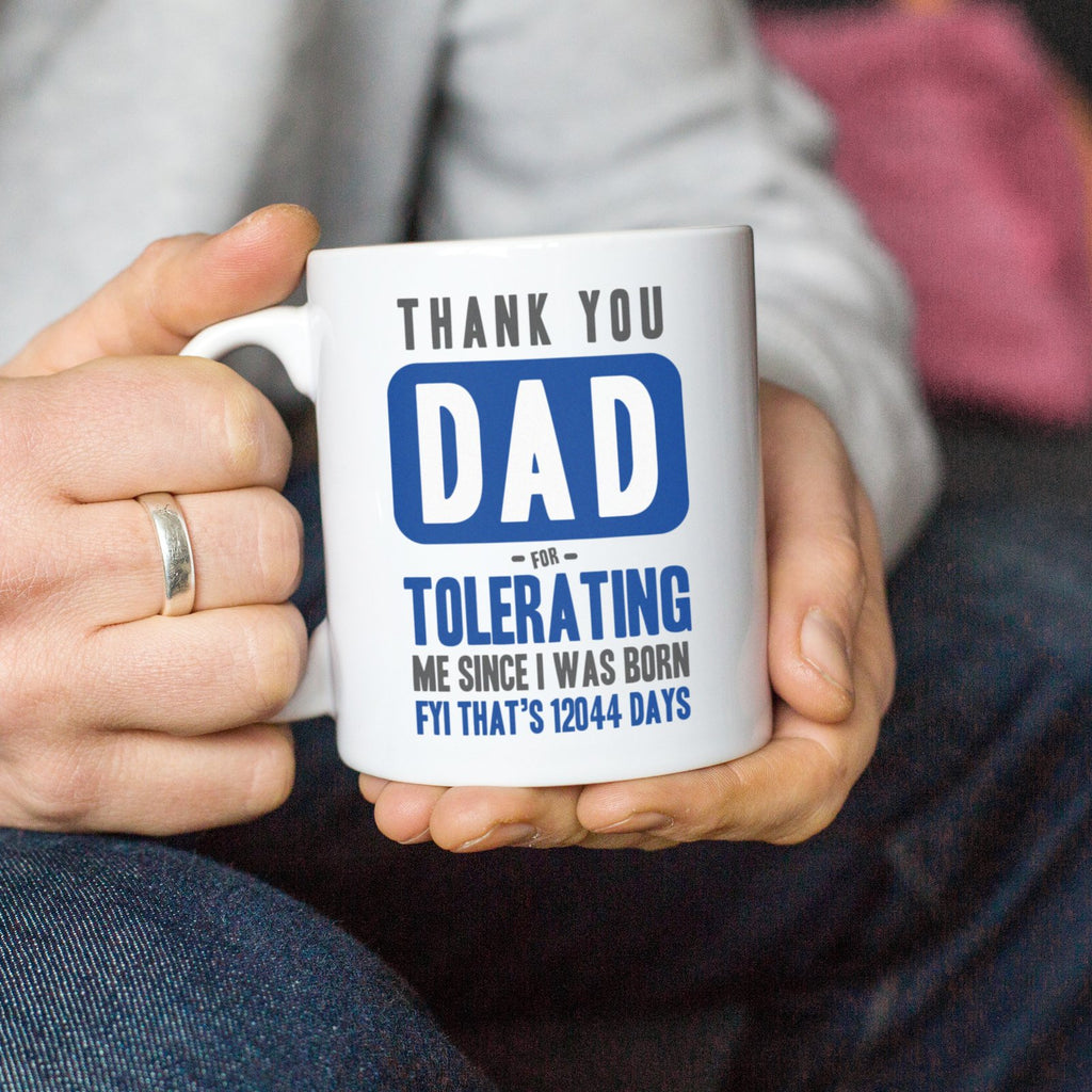 Personalised funny Father's Day mug gift for dad