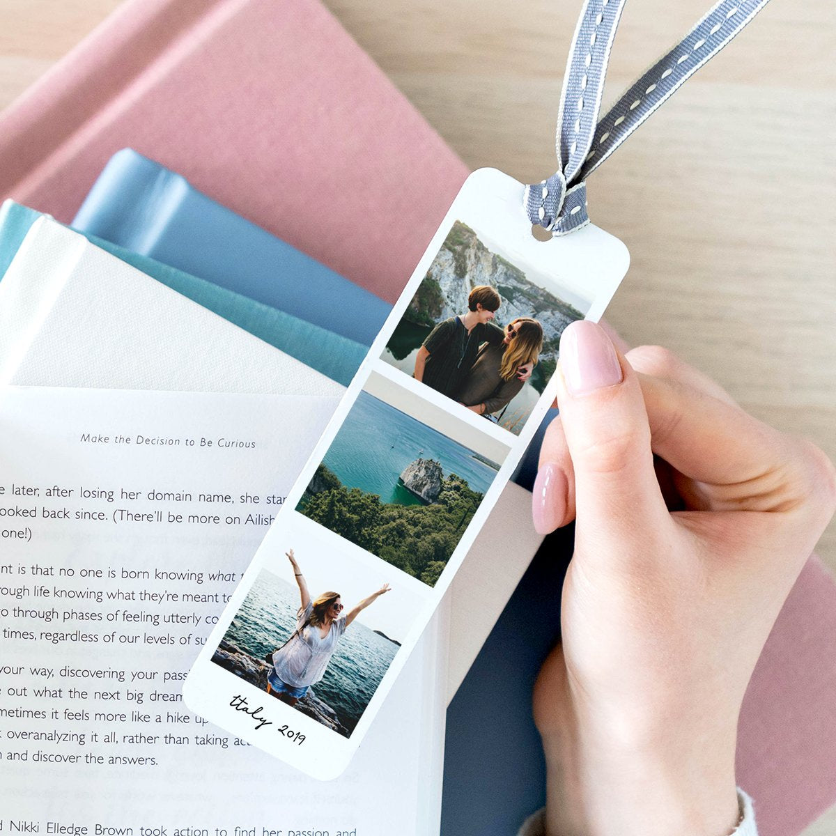 Personalised Photo Metal Bookmark