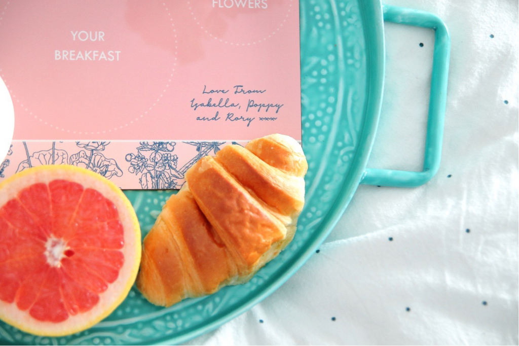 Personalised Breakfast in bed placemat for Mother’s Day