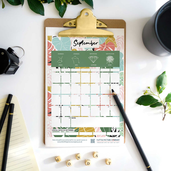 Free Printable Monthly Planner for September