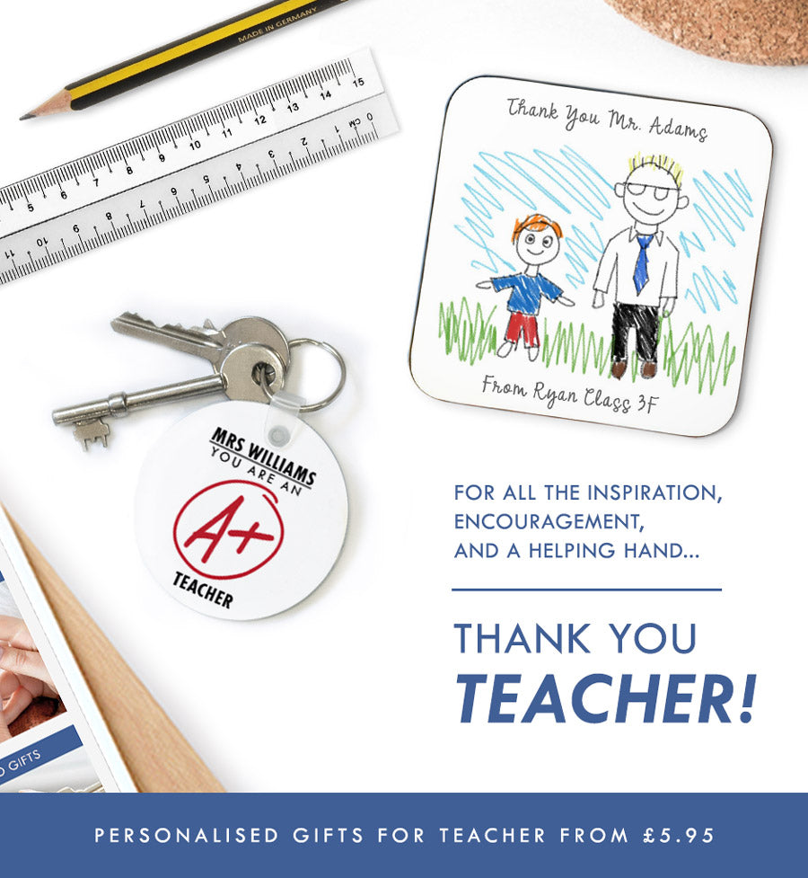 Personalised gifts for teacher from under £10