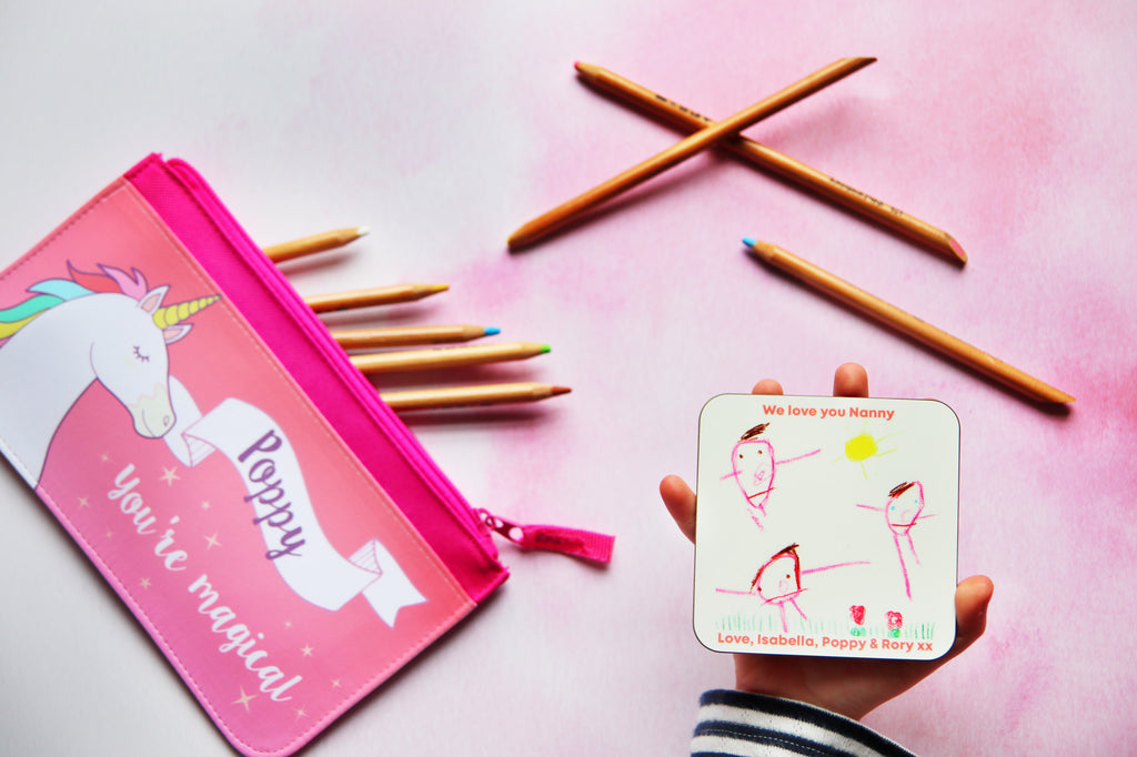 Personalised Child's Drawing Coaster