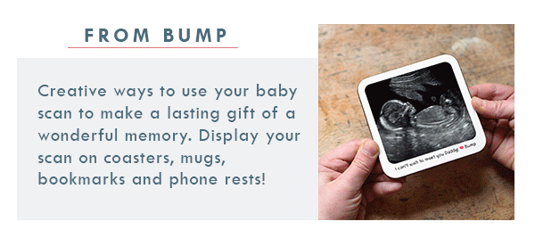 Personalised Baby Scan Father's Day Gifts to Dad from Bump