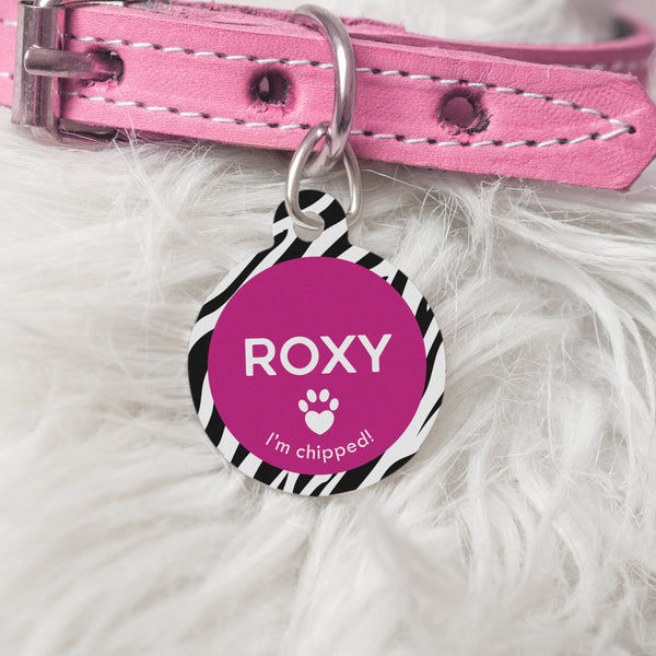 Personalized Pink Dog Collar, Engraved Heart Dog Tag, Pink Leather  Rhinestone Dog Collar, Identification Tag Extra Extra Small Medium Dogs