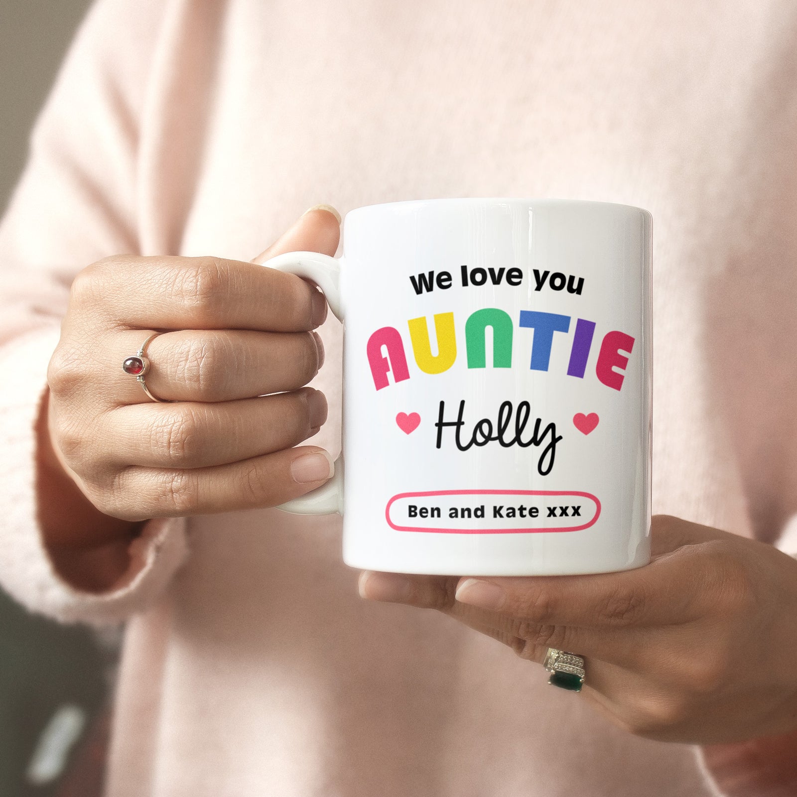 Personalised I Love You Aunty Mug The Little Picture Company