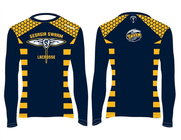 ga swarm outerwear lacrosse jersey replica long sleeve shirts takedown lacrosse ga swarm outerwear lacrosse jersey replica long sleeve shirts