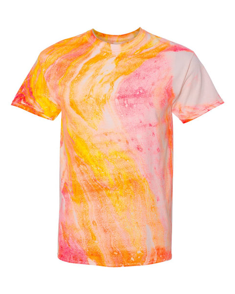 marbled tie dye shirt