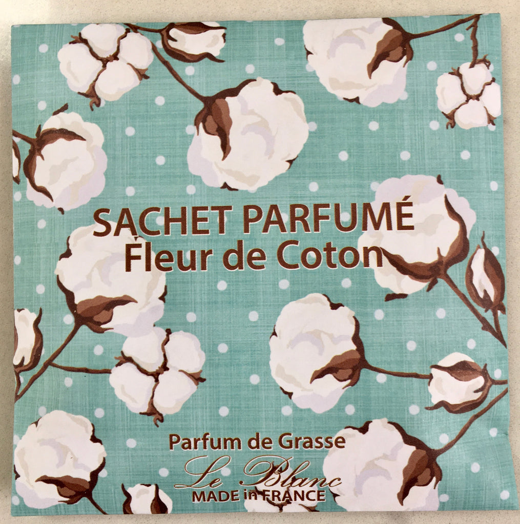 Perfumed Drawer Sachet - Fleur de Coton (Cotton Blossom) – Found in France