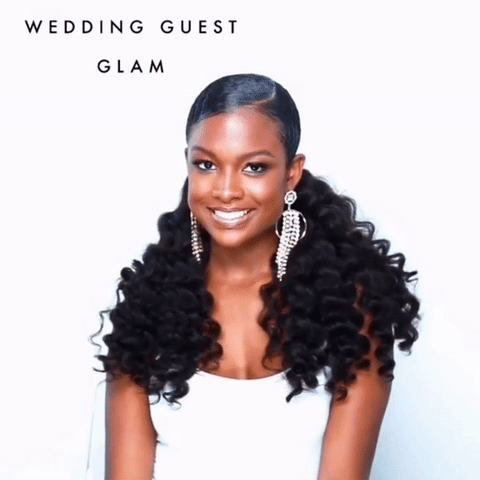 Natural hairstyles for weddings