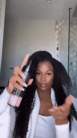 Step 4 how to bring your curls back after heat styling 