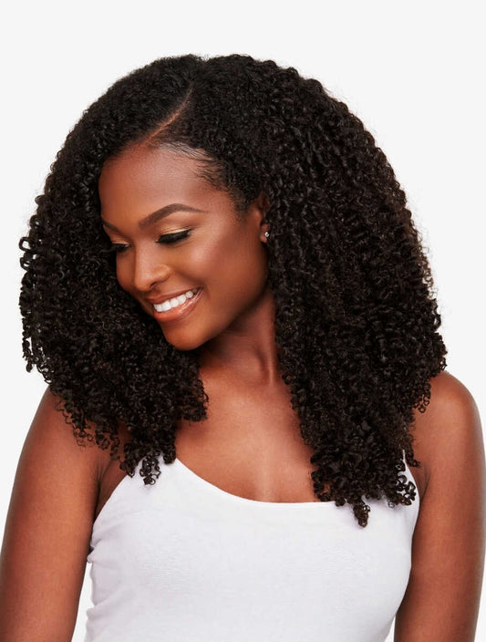 Premium Clip In Hair Extensions for Black Hair | Heat Free Hair