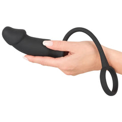 Black Velvets Ring with Vibro-Plug