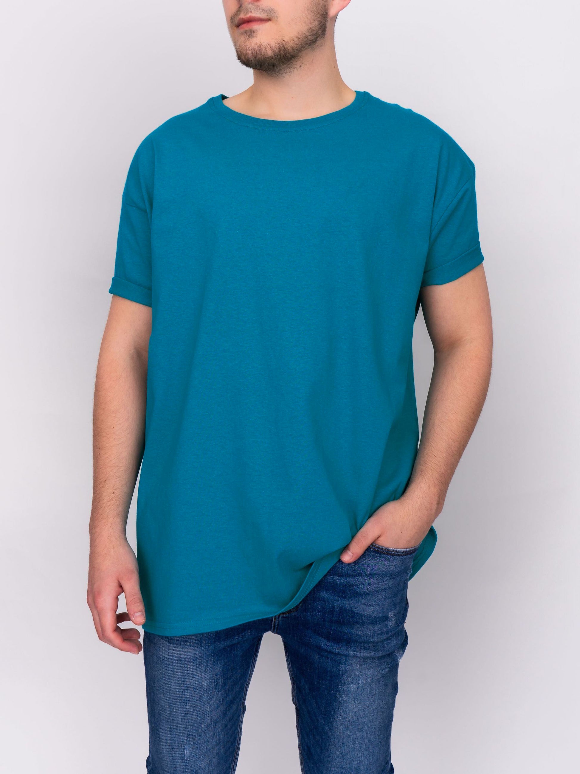 Oversize T-Shirt in Teal Marl DEEP Clothing – DEEP Online Ltd