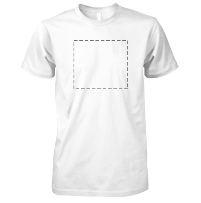 Un T-shirt pour Personnaliser le Front le Cou Rond la Note de moitié Plash