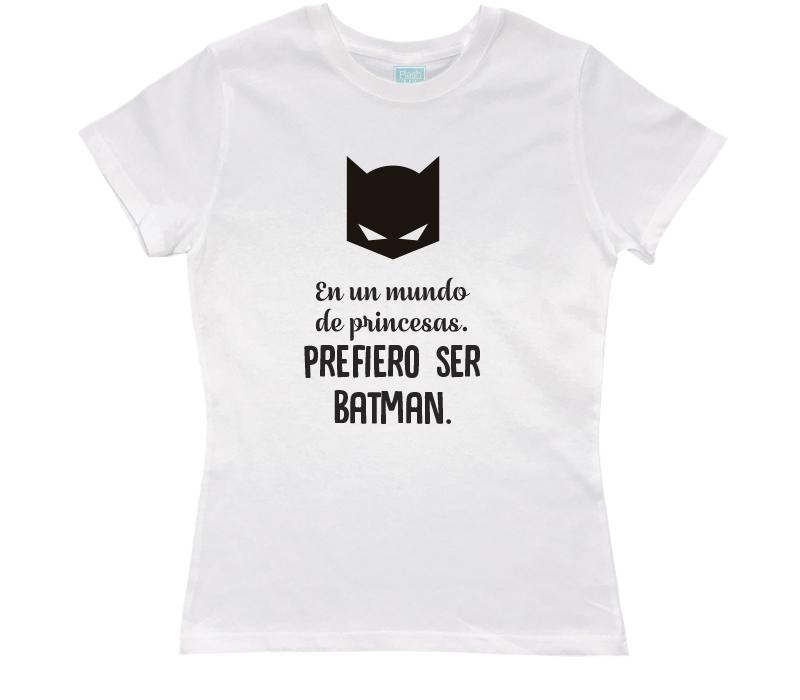 Lady's T-shirt I'd rather be Batman — Plash