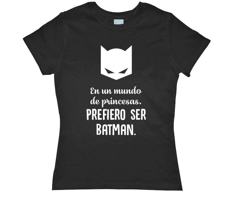 Lady's T-shirt I'd rather be Batman — Plash