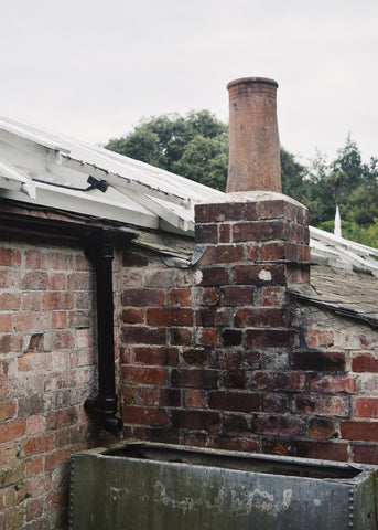 Chimney at the Lost Gardens of Heligan by Dorte Januszewski