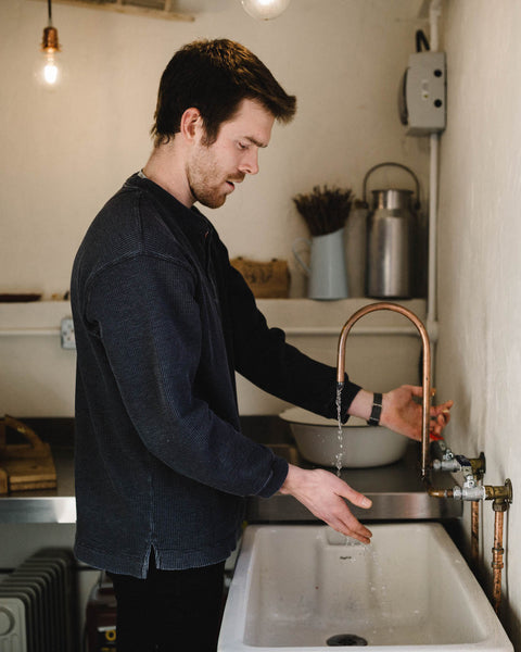 Jim at the Raw Soap Company studio