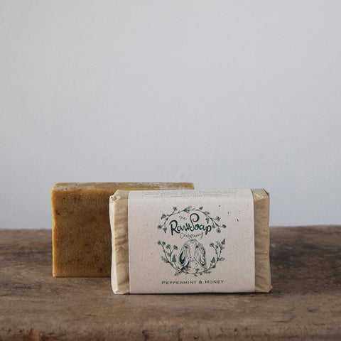 Peppermint & Honey Goat Milk Soap Bar At Lewes Map Store