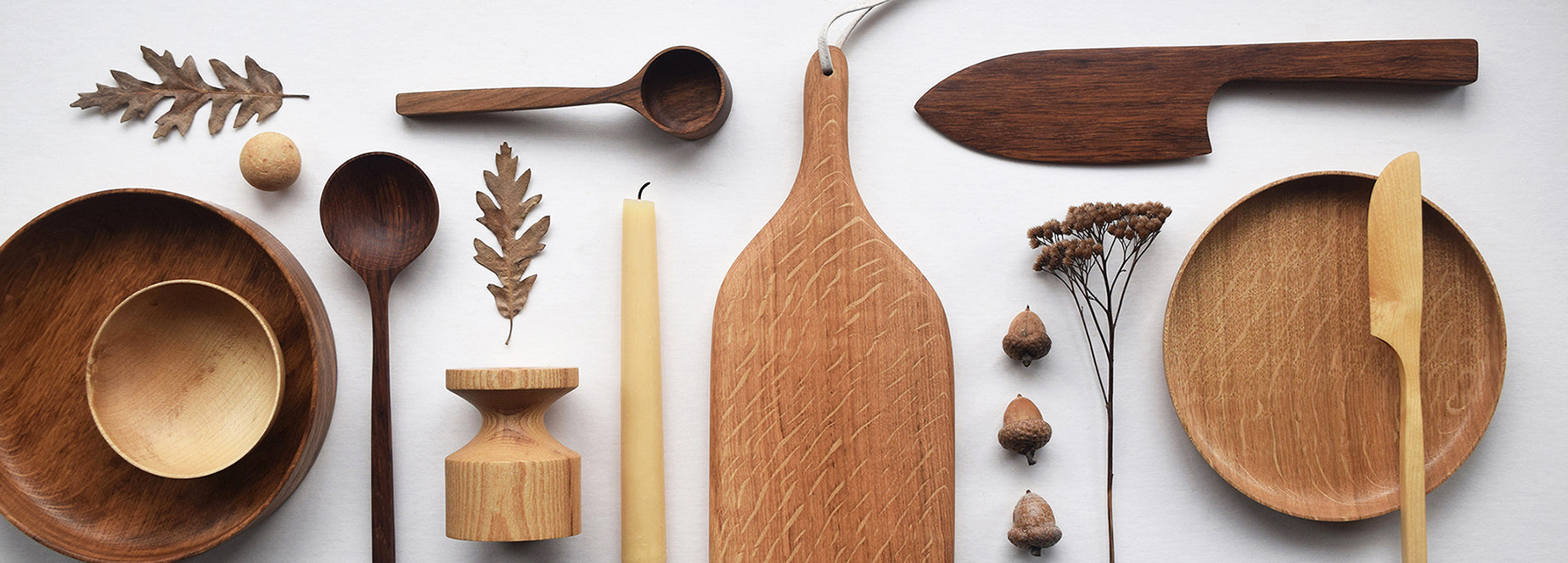 Handmade contemporary wooden tableware and homeware by Selwyn House | Lewes Map Store
