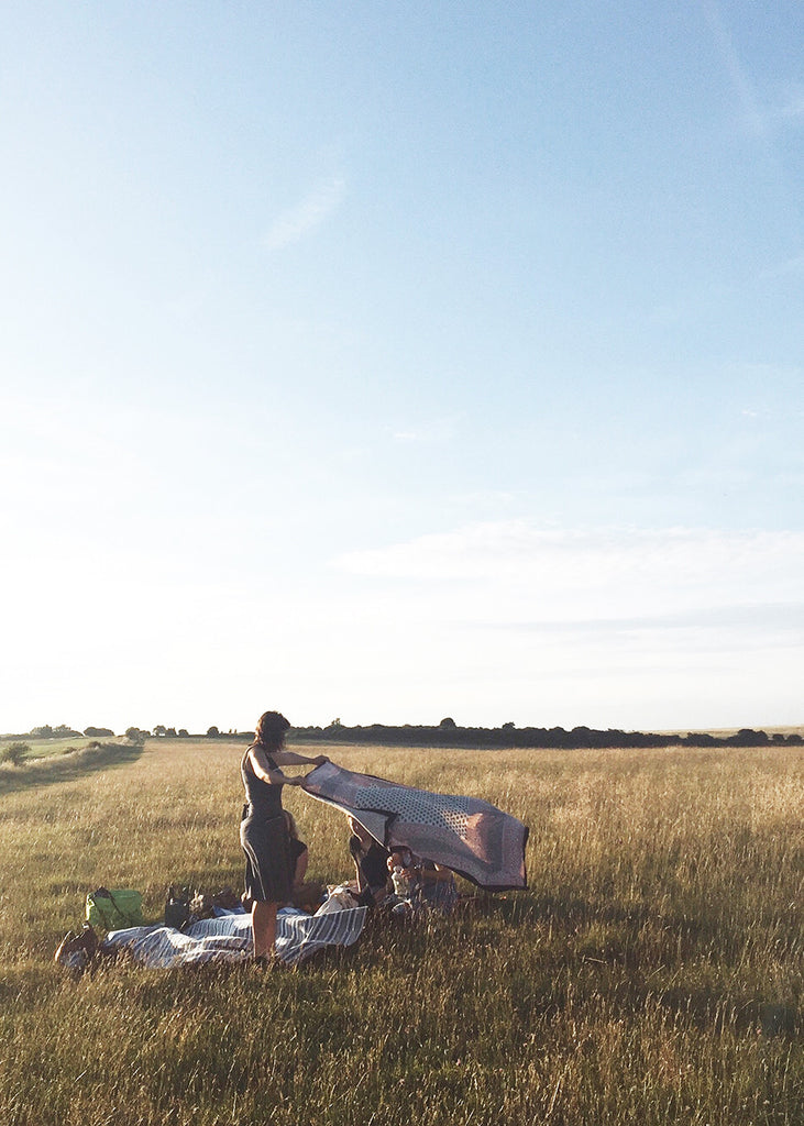 Summer picnic on the South Downs, East Sussex by Lewes Map Store