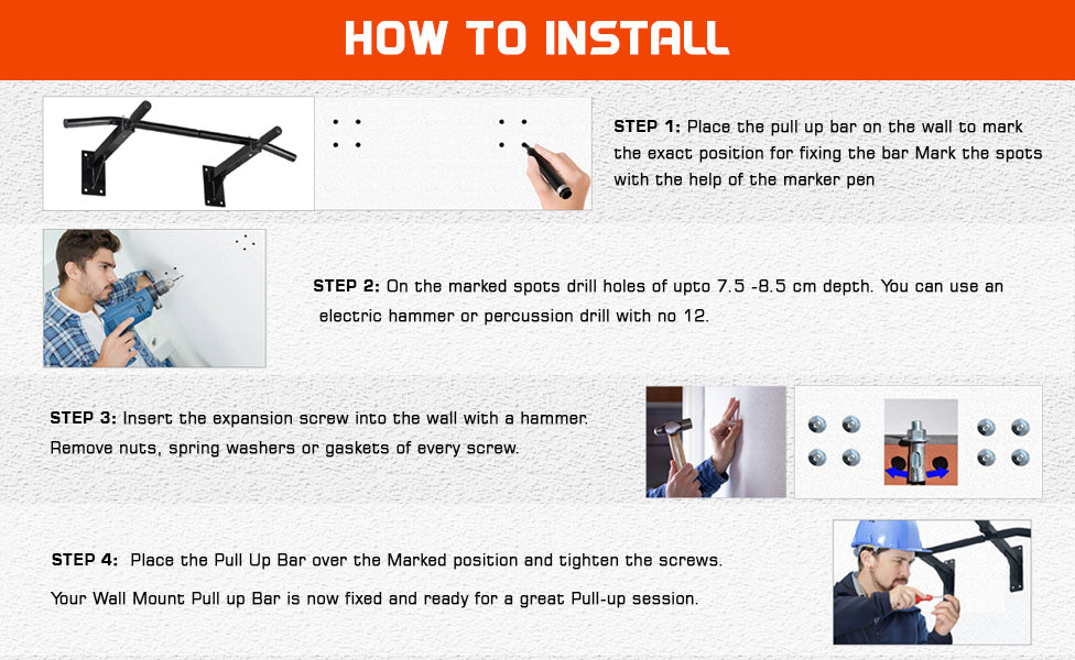 Wall Mounted Pull Up Bar_6