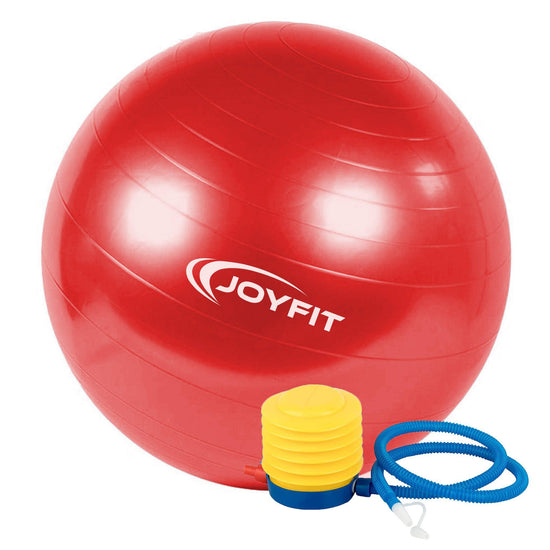Buy Joyfit Yoga Ball - Anti Burst Exercise Ball with Inflation Pump, Pink,  55 Cm, 1 Pc Online at Best Prices in India - JioMart.