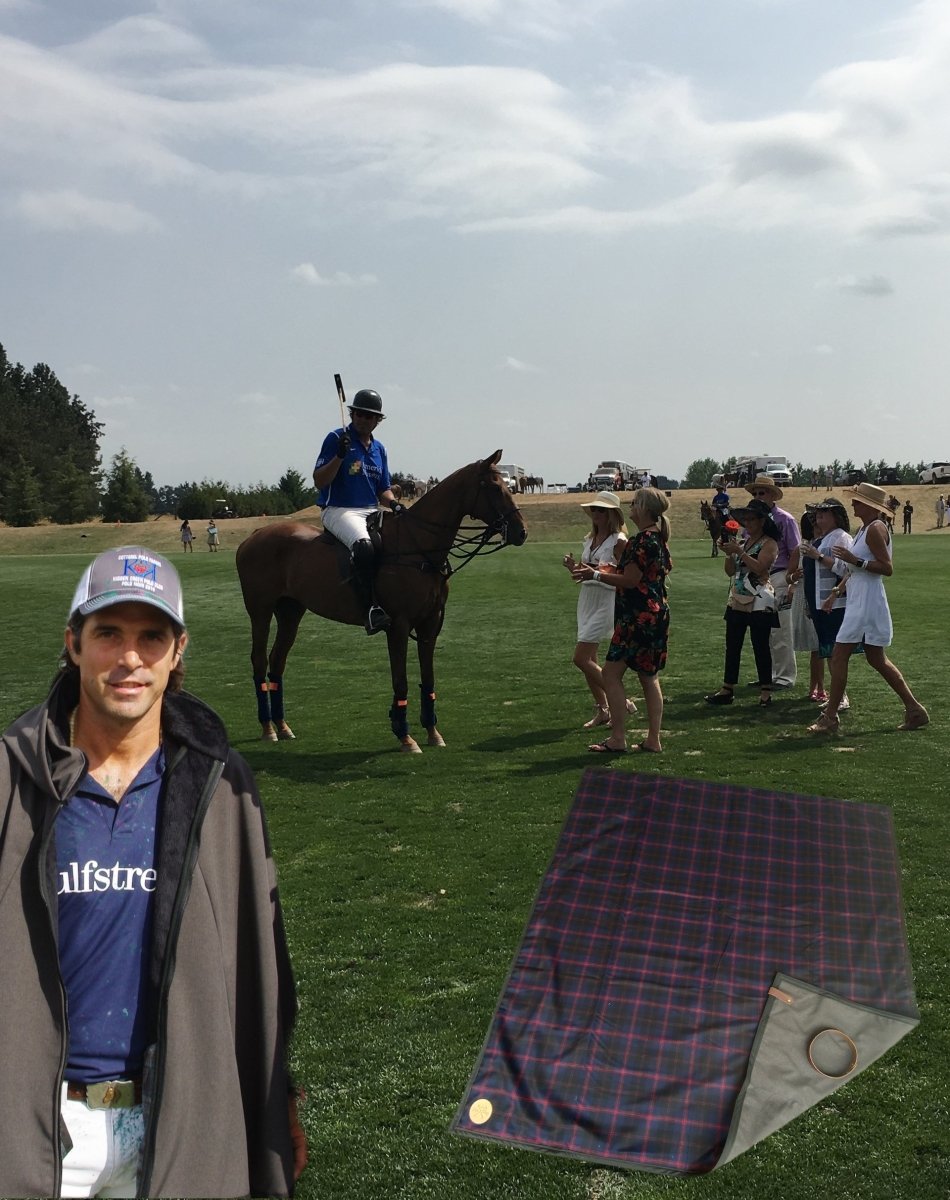 Seattle Polo Party (pick up at event) - The Legacy Blanket Charcoal with Pendleton Tartan