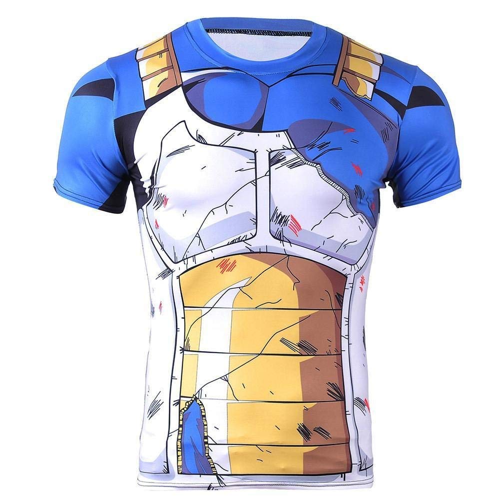 Vegeta Dragon Ball Z Dbz Compression T Shirt Muscle Shirt Super Saiyan Aesthetic Cosplay Llc