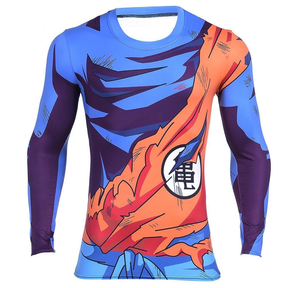 Goku Dragon Ball Z DBZ Compression T-Shirt Muscle Shirt ...