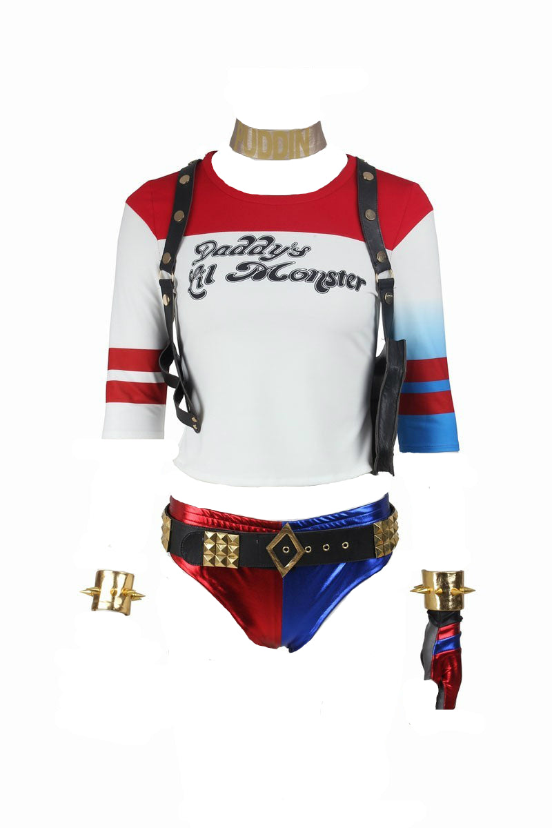 Suicide Squad Harley Quinn Cosplay Costume | Aesthetic Cosplay, LLC