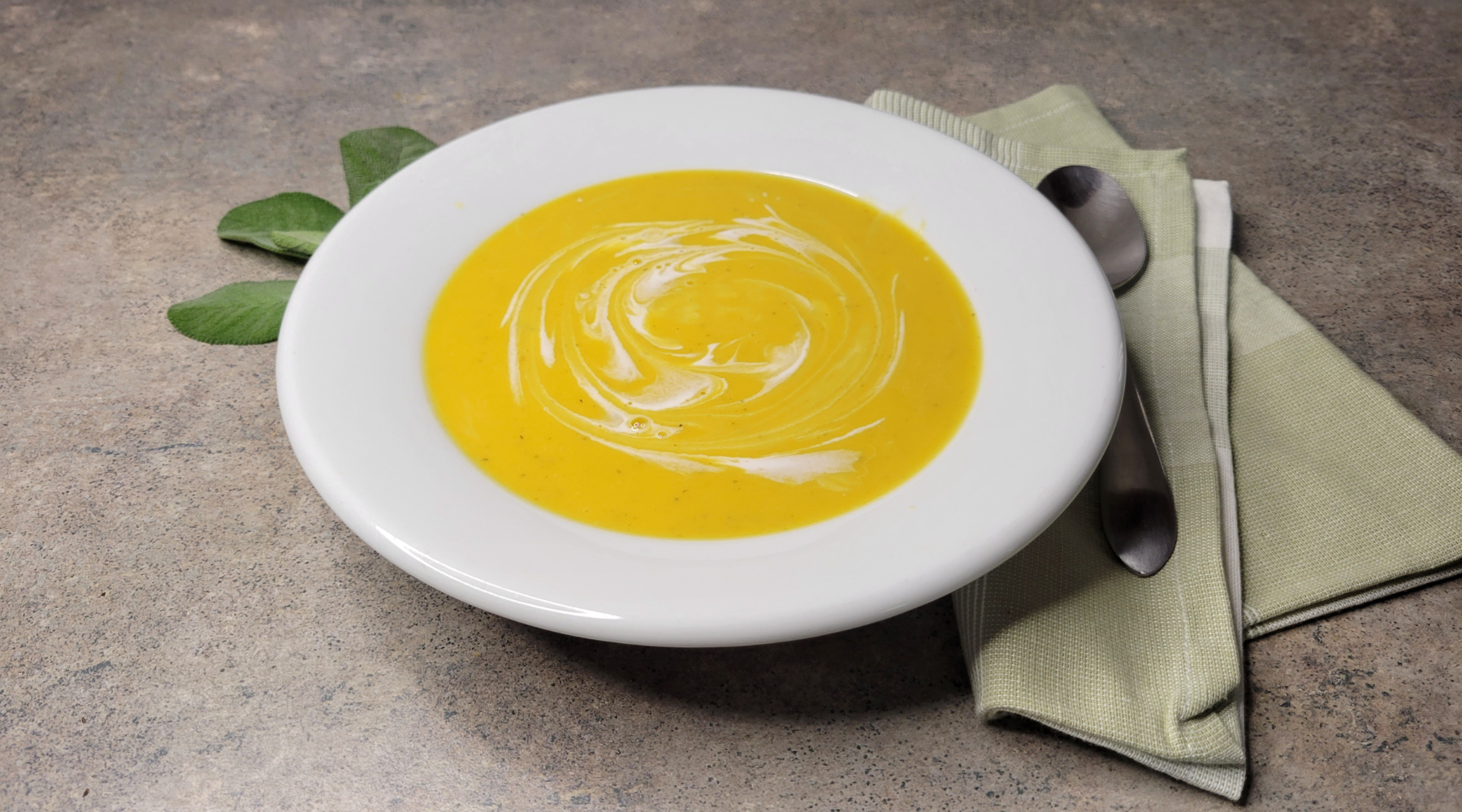 squash and sage soup