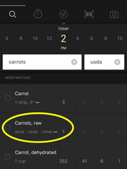 Selecting the unit of measurement to log