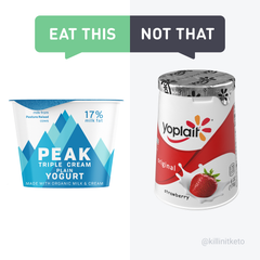 Eat This Not That Yogurt | Senza Planet Keto