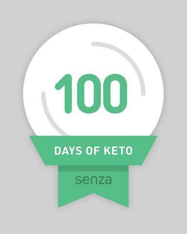100 Days of Keto Milestone Magnet | Senza Keto App