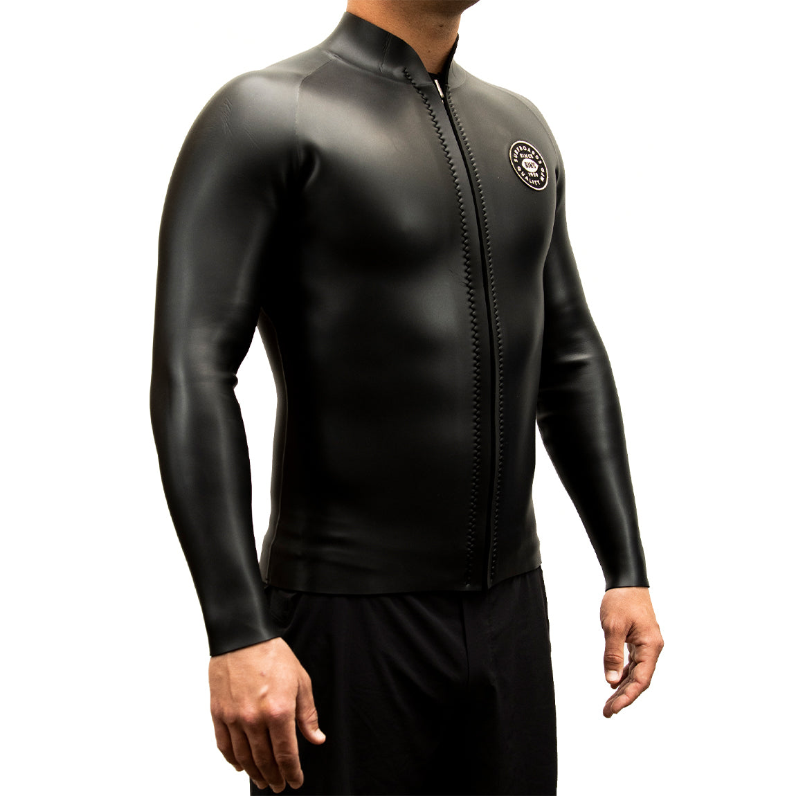 CLASSIC BACK ZIP WETSUIT JACKET BLACK