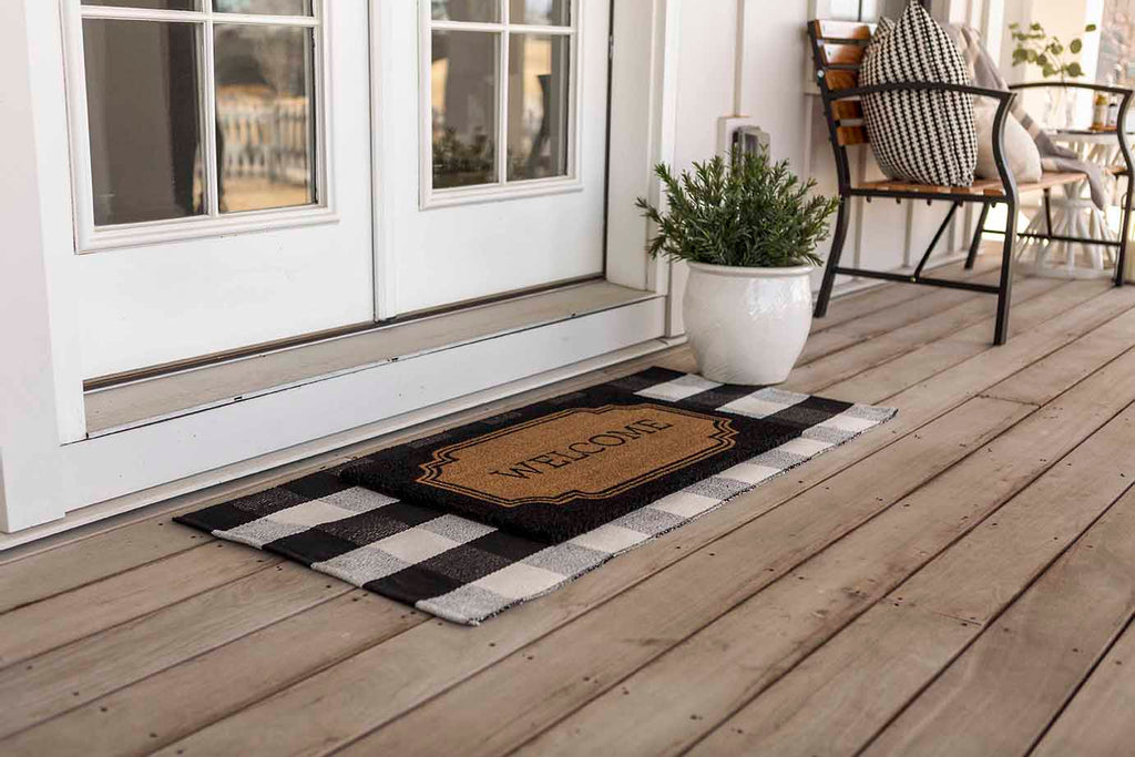 Mid-Century Style Doormats to Freshen Up Your Front Porch