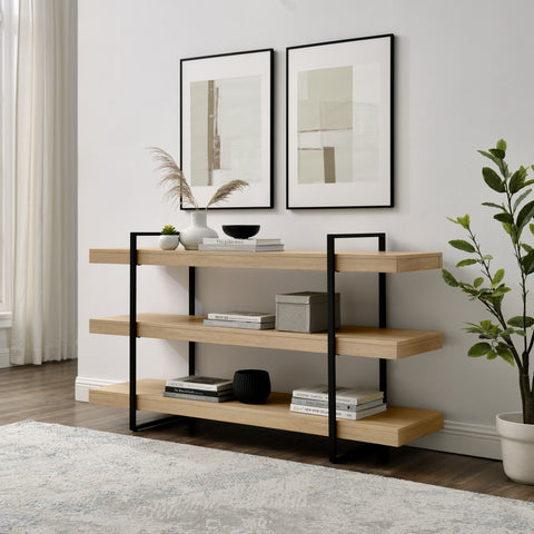 Walker Edison modern industrial bookshelf