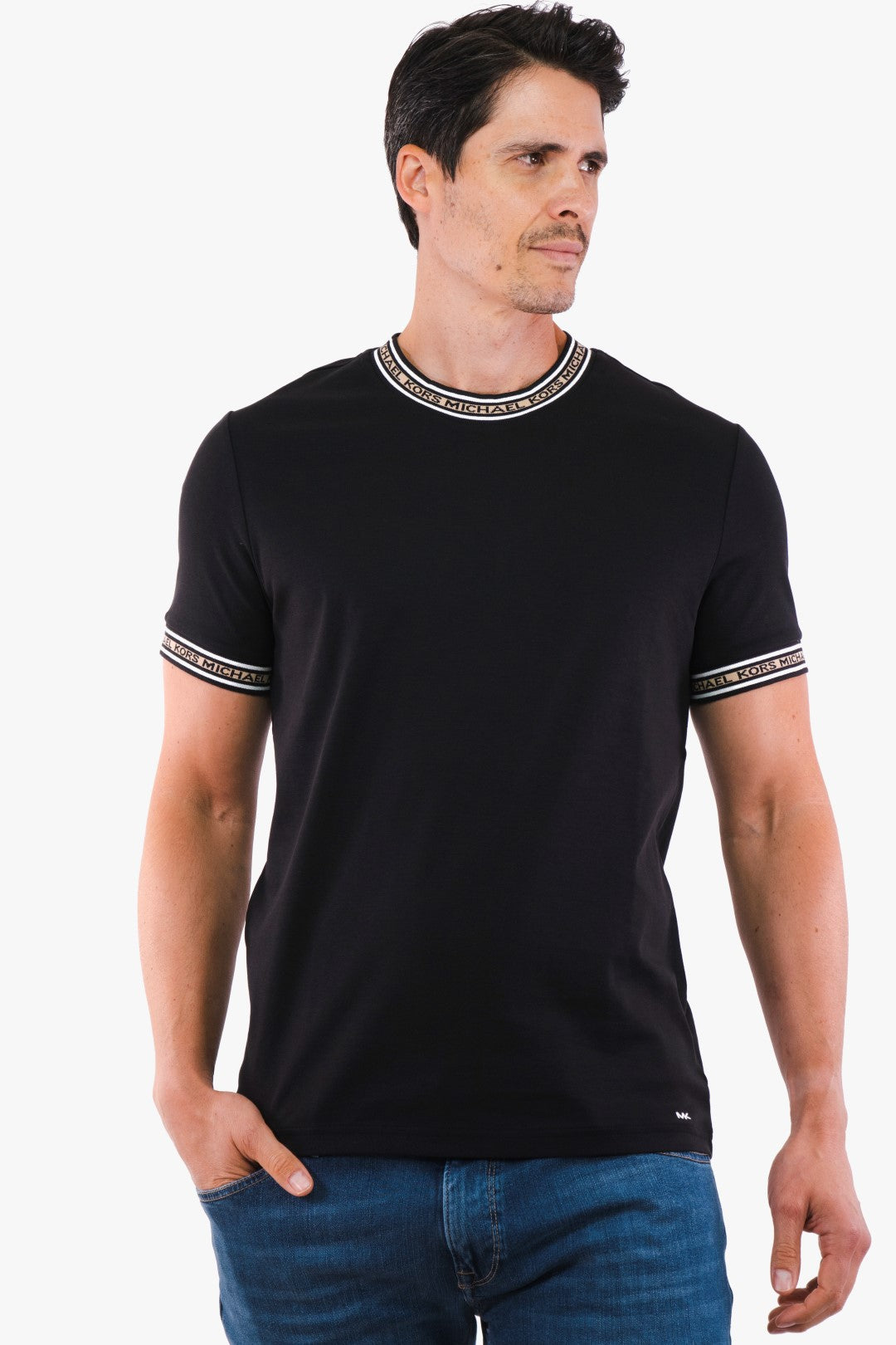 Boutique Option-Black Michael Kors T-Shirt (Kors-Cs1506K21N-001)